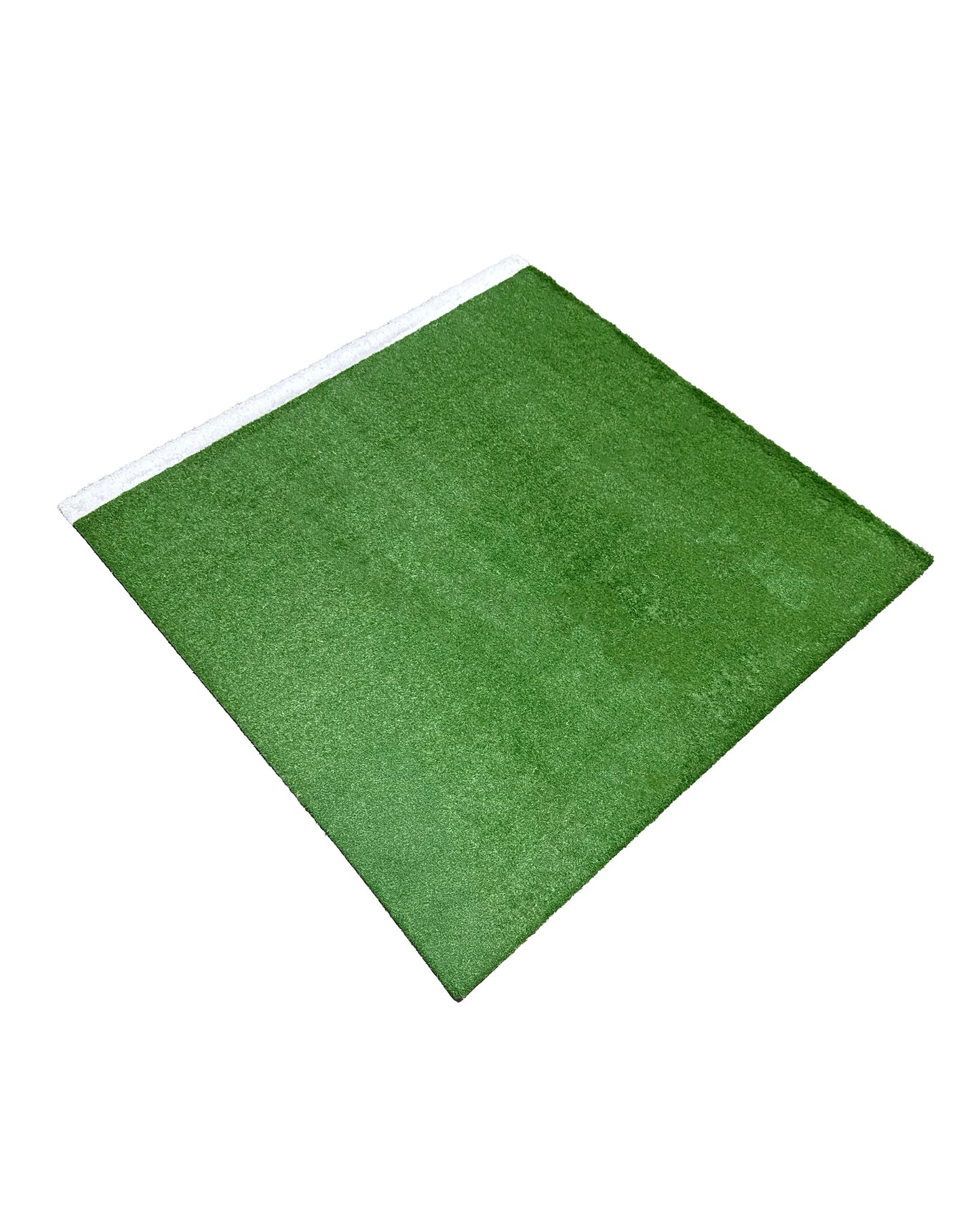30mm Green Premium Sled Track Turf Tile 1x1m with Line Markings - QVEC