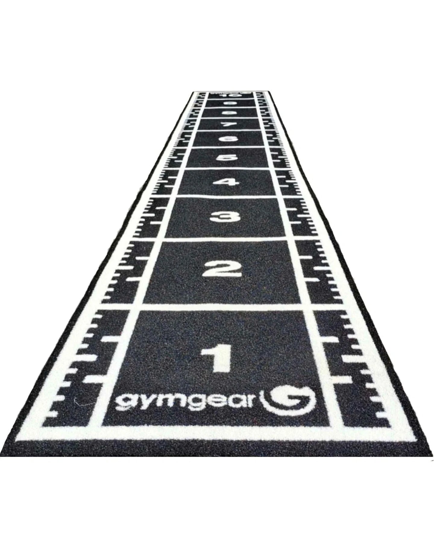 10m x 1.5m Sprint Track (Full Line Markings) – Black - QVEC