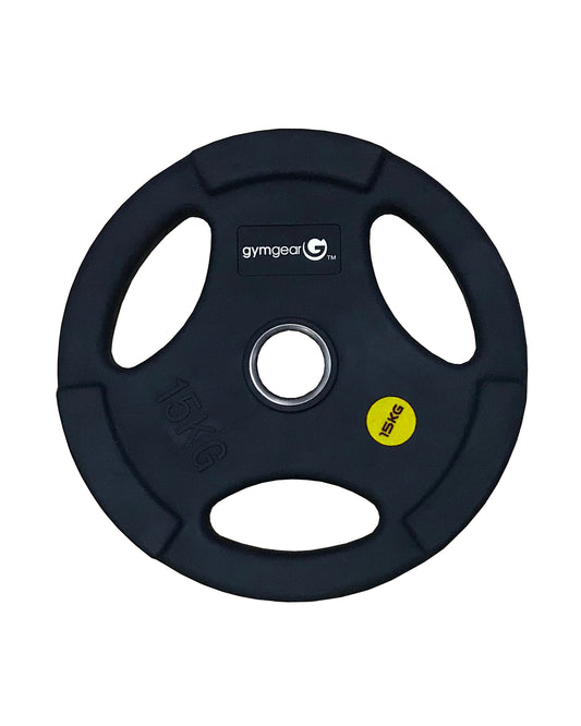 Urethane Olympic Weight Plates (Tri-Grip) - 100kg Set