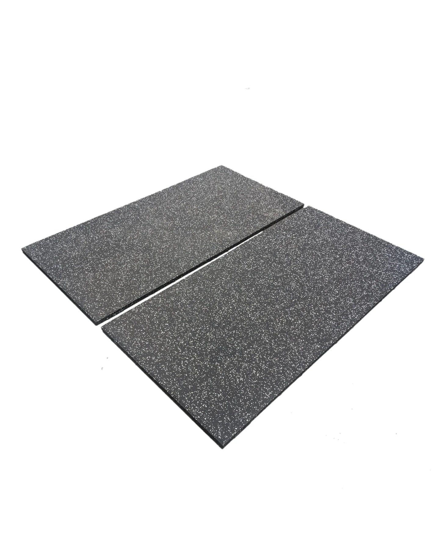 30mm Premium Black Rubber Tile (1m x 0.5m / Dark Grey Fleck) - QVEC